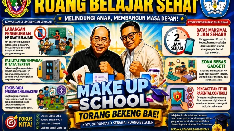 Komitmen Pemerintah Kota Gorontalo, dukung pendidikan sehat berkarakter