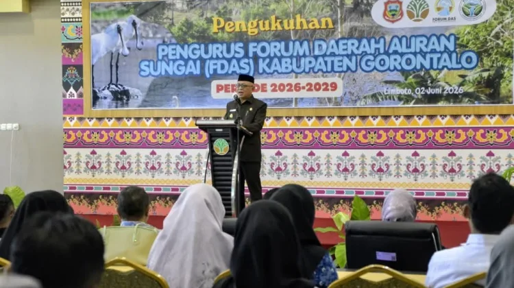 Sudah Dikukuhkan, Ini Harapan Bupati Sofyan untuk Pengurus Forum DAS