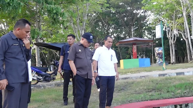 Kondisi Wisata Pentadio Resort Ditinjau Bupati Sofyan jelang Penas KTNA