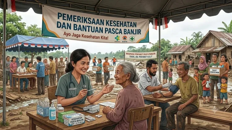 Pasca Banjir, Layanan Kesehatan Warga Kecamatan Biau Terus Diperkuat