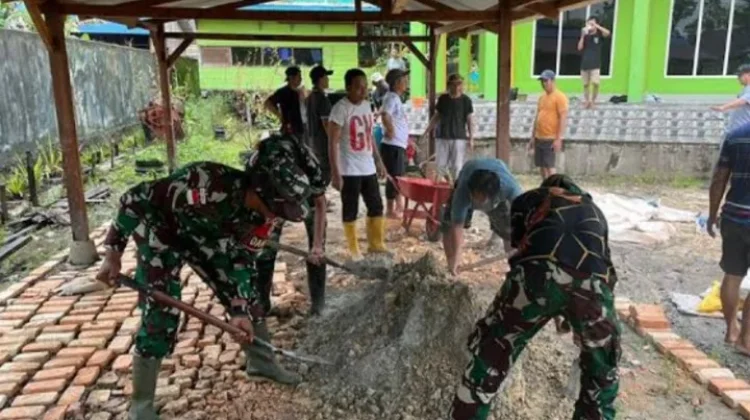 Budaya Gotong Royong Masih di Pertahankan, meskipun di Era Kemajuan Teknologi Info