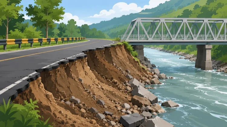 Abrasi Ancam Akses Jalan di Hutabohu, Deprov Gorontalo Dorong Penanganan Segera