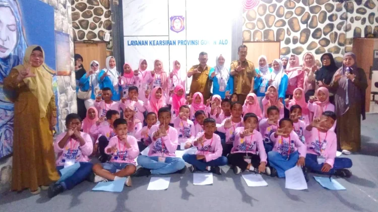 Jelajah Sejarah dan Literasi, SDN 21 Paguyaman ‘Study Tour’ ke Perpustakaan HB Jassin