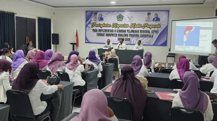 Kapasitas Kader Posyandu Boalemo Diperkuat Dukung Enam SPM Desa
