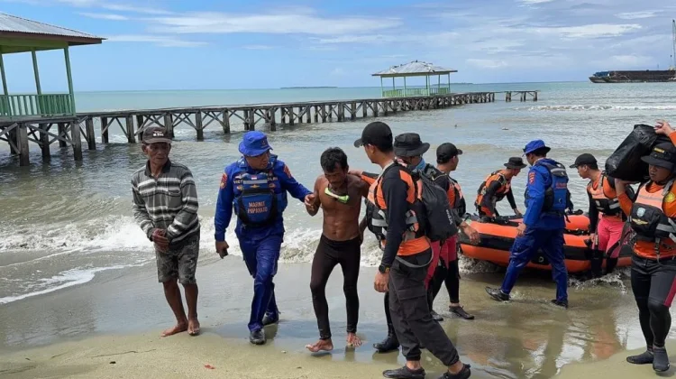 Nelayan Hilang di Perairan Popayato Pohuwato Ditemukan Selamat