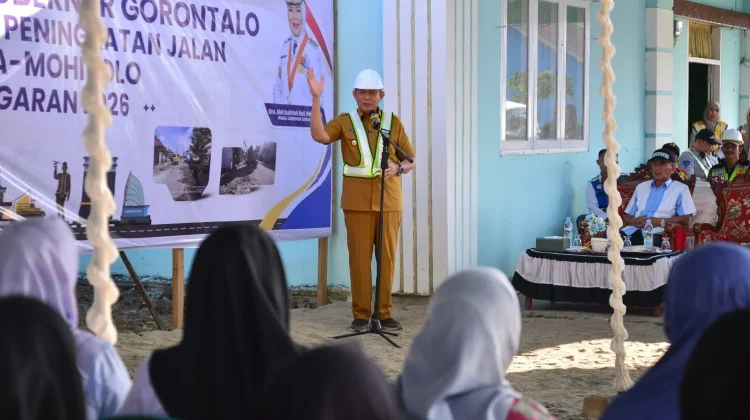 Warga Desa Mohiyolo Sambut Gembira Pekerjaan Jalan Menghubungkan Desa Lakeya