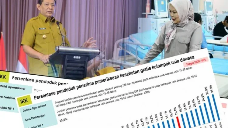 Secara Nasional Gorontalo Tertinggi Capaian CKG Kelompok Usia Dewasa