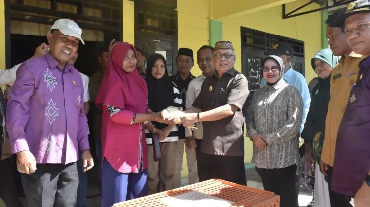 Pemkab Gorontalo Perkuat Upaya Penurunan Stunting lewat Bantuan Ayam Buras