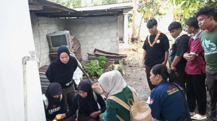 Sambut PENAS KTNA 2026,Saka Bakti Husada Periksa Jentik Nyamuk di Homestay Peserta