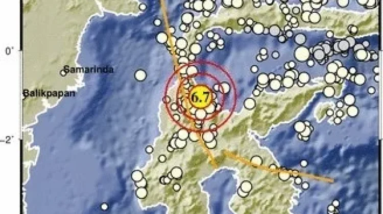 Flash News : Gempa Magnitudo 6,7 Guncang Sulawesi Tengah, Tak Berpotensi Tsunami