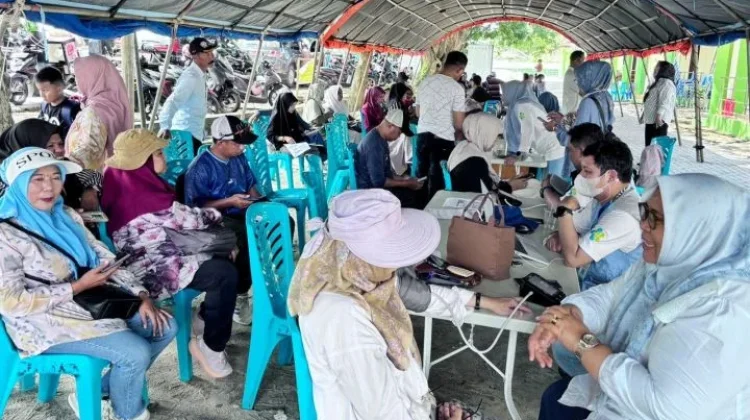 Peserta PENAS XVII Apresiasi Layanan Skrining Kesehatan Dinkes Gorontalo