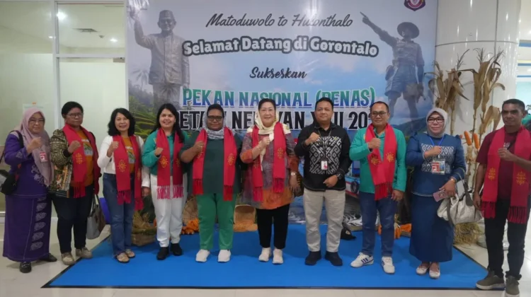 LO Setwan Sambut Hangat Kedatangan 150 Orang Kontingen Papua Tengah di PENAS XVII