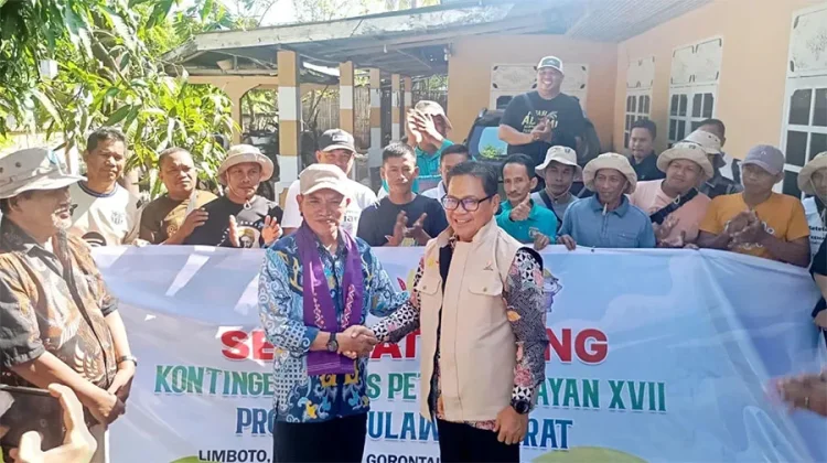 Syal Karawo Simbol Kehangatan, DKP Gorontalo Sambut Kontingen Sulbar di PENAS XVII