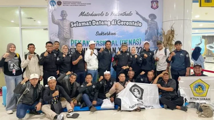 Kontingen Ketiga Jabar Tiba di Arena Penas XVII Gorontalo