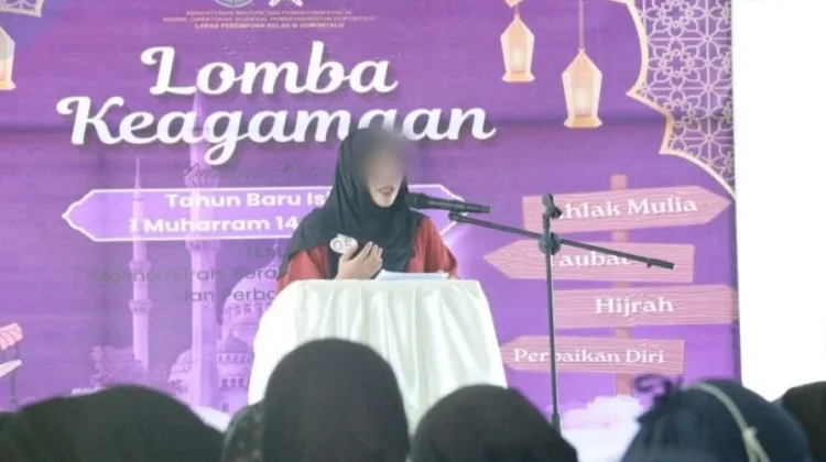 Lapas Perempuan Gorontalo Gelar Lomba Kultum Antar Warga Binaan