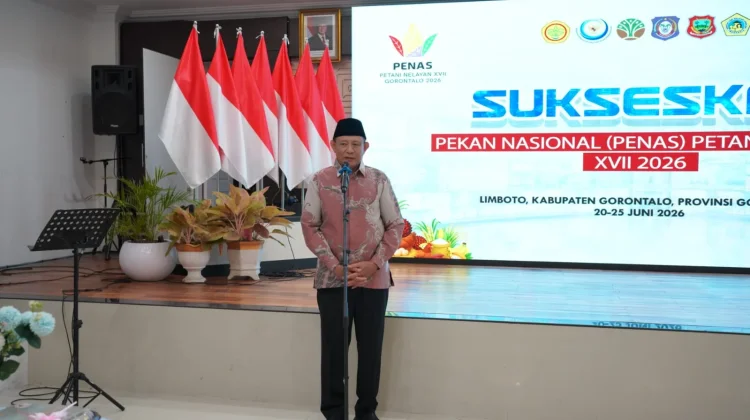 Gubernur Gorontalo Sambut Tamu PENAS XVII