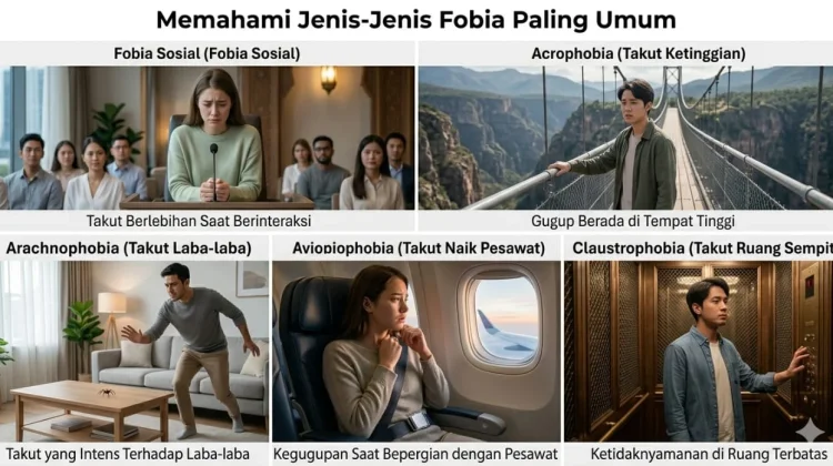 Jenis-Jenis Fobia yang Paling Umum Dialami Orang