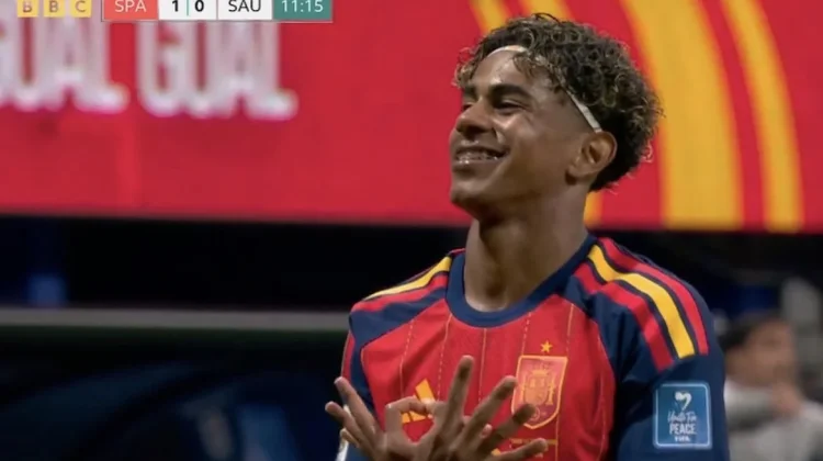 Cetak Gol Perdana di Piala Dunia pada Usia 18 Tahun, Lamine Yamal Ukir Sejarah Baru