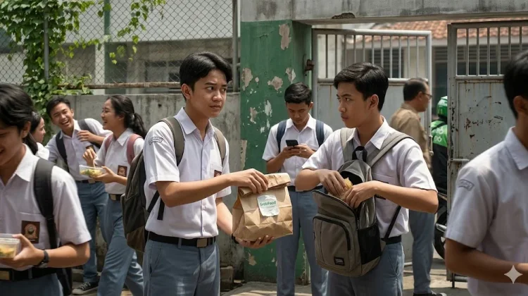 Makanan Online Jadi Tantangan Pengawasan Jajanan Siswa di SMAN 3 Gorontalo