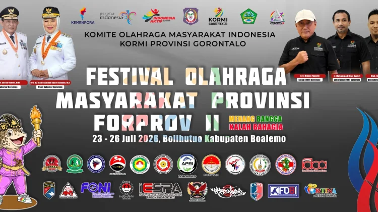 Persiapan FORPROV Gorontalo 2026 Mulai Dimatangkan