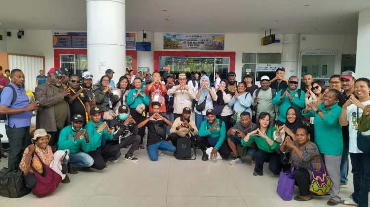 Peserta PENAS XVII Asal Papua Tengah Terpukau Keramahan Masyarakat Gorontalo