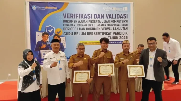 KGTK Gorontalo Beri Penghargaan kepada Dinas Pendidikan Berprestasi