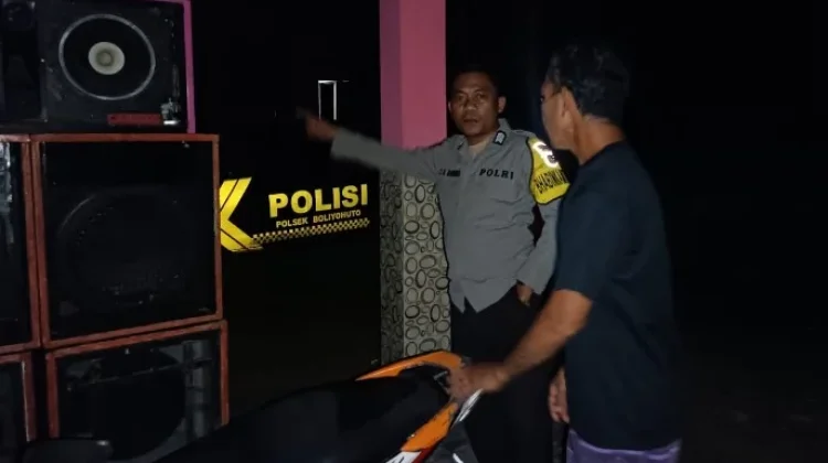Polsek Boliyohuto Hentikan Hiburan Musik hingga Larut Malam