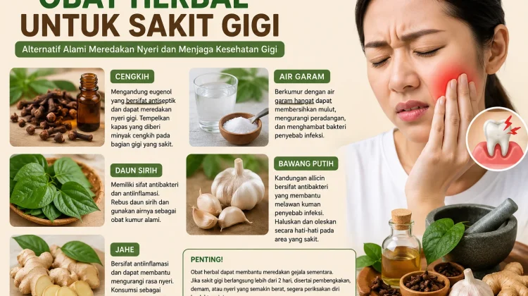 Obat Herbal untuk Sakit Gigi, Alternatif Alami Meredakan Nyeri