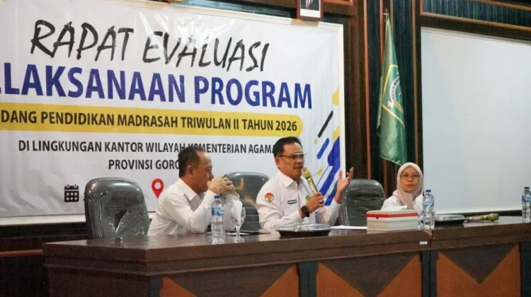 Kanwil Kemenag Gorontalo Evaluasi Kinerja Madrasah Semester I 2026