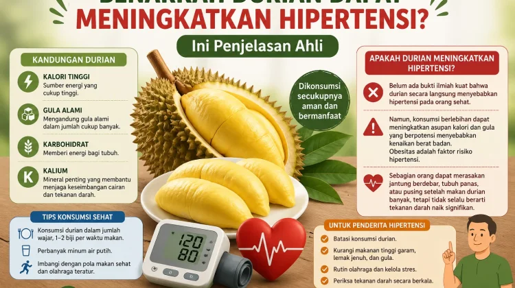 Benarkah Durian Dapat Meningkatkan Hipertensi?