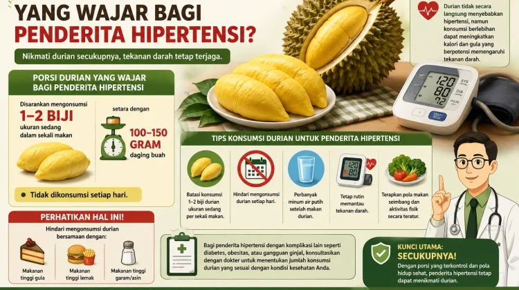 Berapa Konsumsi Durian yang Wajar bagi Penderita Hipertensi?