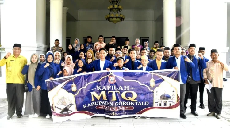 Sekda Lepas 49 Kafilah Kabupaten Gorontalo ke MTQ Provinsi