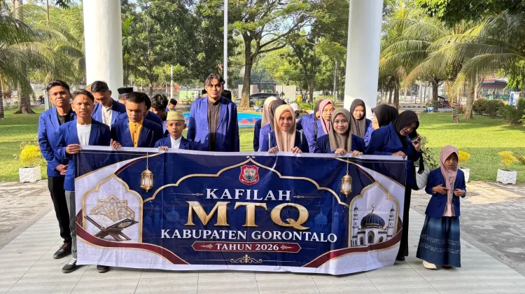 Kafilah Kabupaten Gorontalo Didorong Tampil Percaya Diri di MTQ Tingkat Provinsi