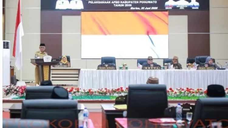 Wabup Pohuwato Sampaikan Ranperda Pertanggungjawaban APBD 2025
