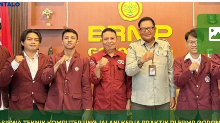 BRMP Gorontalo Terima Lima Mahasiswa Teknik Elektro UNG