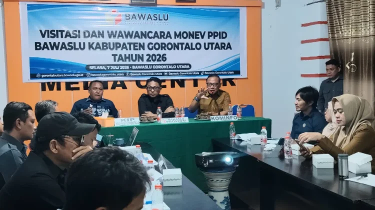 KIP Gorontalo Monev Keterbukaan Informasi Publik Bawaslu Kabupaten/Kota