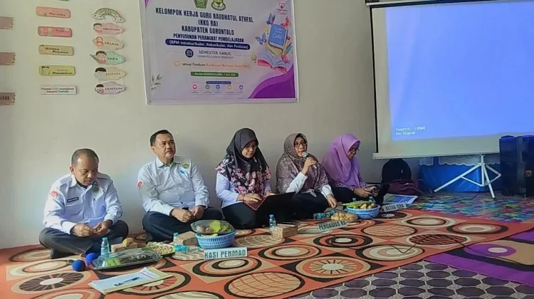 Pokjawas Kemenag Kabgor Dampingi Guru RA Susun Perangkat Pembelajaran