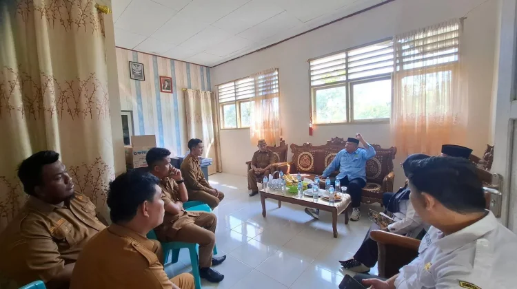 Pelaksanaan MPLS di SMPN 6 Atinggola Dipantau Jajaran Kemenag Gorontalo Utara