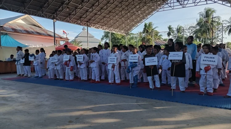Kejuaraan Karate Antarpolsek Meriahkan HUT Bhayangkara ke-80 di Gorontalo
