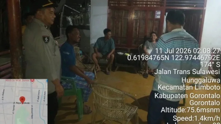 Call Center 110 Ungkap Aktivitas Judi di Dutulanaa Kabupaten Gorontalo