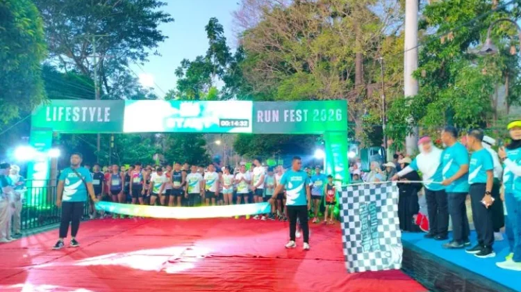 Ribuan Pelari Ramaikan Lifestyle Run Fest 2026 di Kota Gorontalo
