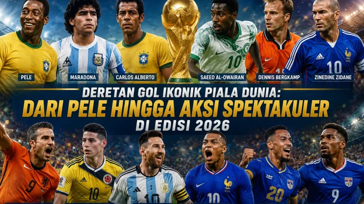 Deretan Gol Ikonik Piala Dunia: Dari Pele hingga Aksi Spektakuler di Edisi 2026