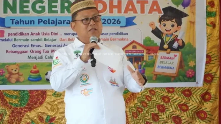 Bupati Gorut Hadiri Penamatan Siswa TK Negeri IDHATA Kwandang