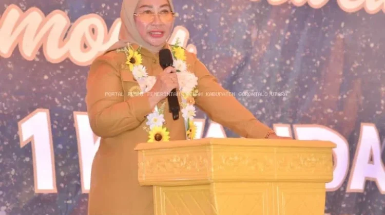 Wabup Gorut Hadiri Perpisahan Siswa Kelas IX SMPN 1 Kwandang