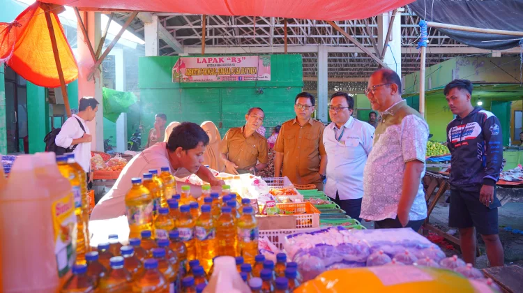 TPID Gorontalo Pantau  Pasar Tradisional Antisipasi Lonjakan Harga Pangan
