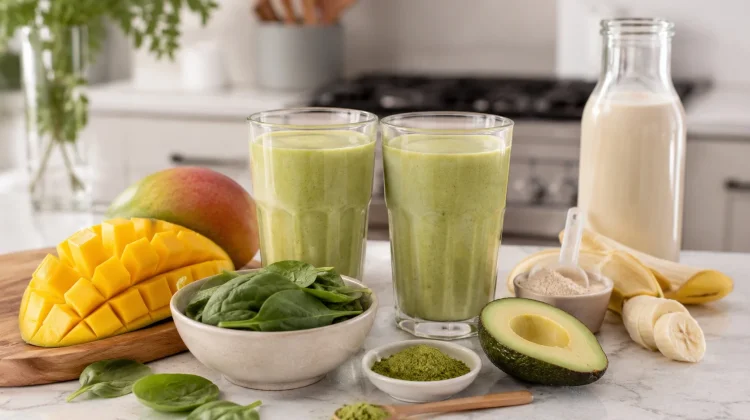 Resep Smoothie Mangga Matcha Tinggi Protein untuk Pemulihan