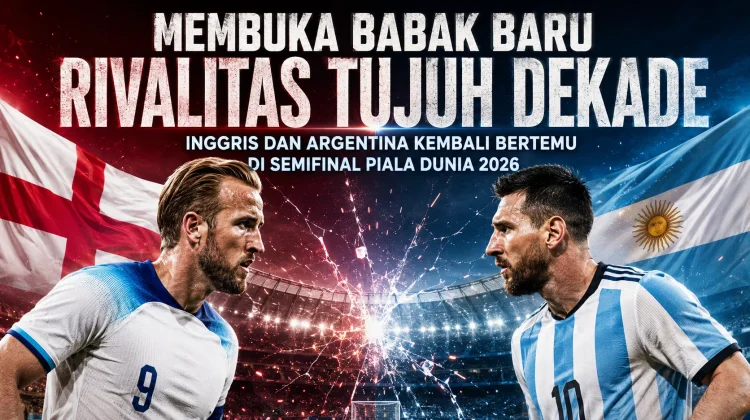Inggris vs Argentina, Rivalitas Bersejarah Kembali Membara di Semifinal
