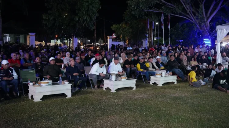 Nobar di Rujab Gubernur, Gusnar Beri Selamat Pendukung Argentina