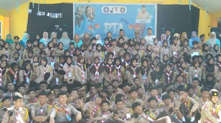 Penerimaan Tamu Ambalan SMA Negeri 1 Telaga Perkuat Karakter Siswa Baru