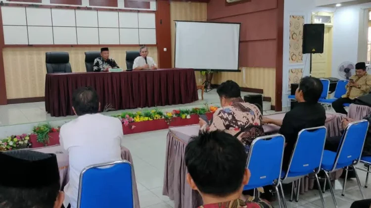Kemenag Kabgor Lakukan Pendampingan Pengisian Usul Jabatan Kepala KUA